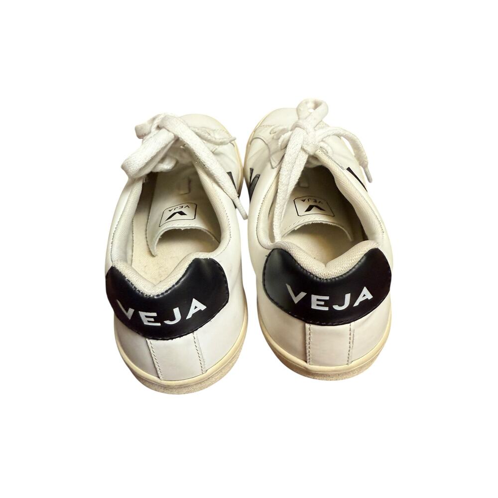 Veja Esplar White Low Top Leather Lace Up Sporty Track Sneakers Women’s Size 8 - Picture 5 of 10
